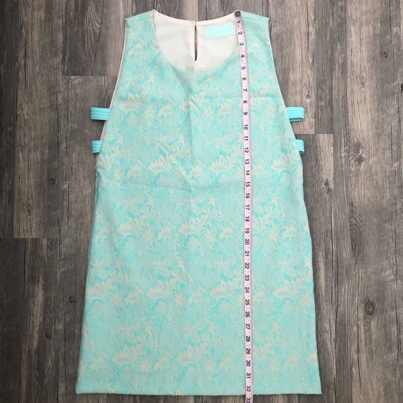 JuJu S'amuse Mint Shift Dress Sleeveless Cut-Out - Picture 6 of 8